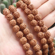Wholesale Tibetan Buddhist Prayer 108mala 100%Natural Beads High Density Rudraksha Bodhi Seed ,wholesale for all items!