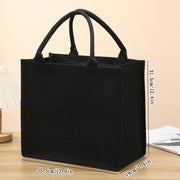 Large Canvas Tote Bag – Thickened Handheld Shopping Bag for Men & Women