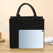 Large Canvas Tote Bag – Thickened Handheld Shopping Bag for Men & Women