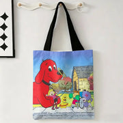 Clifford the Dog Canvas Tote Bag – Double-Sided Print Shoulder Bag