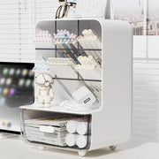 Clear Multi-Layer Pen Holder – Desk Stationery & Pencil Storage Organizer