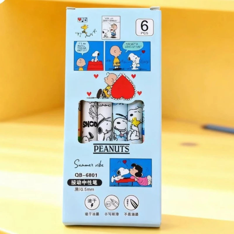 Snoopy Cartoon Gel Pen – Cute Quick-Dry Creative Student Brush Pen