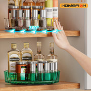 Rotating Spice Rack – Multi-Purpose Countertop Organizer for Kitchen & Bathroom