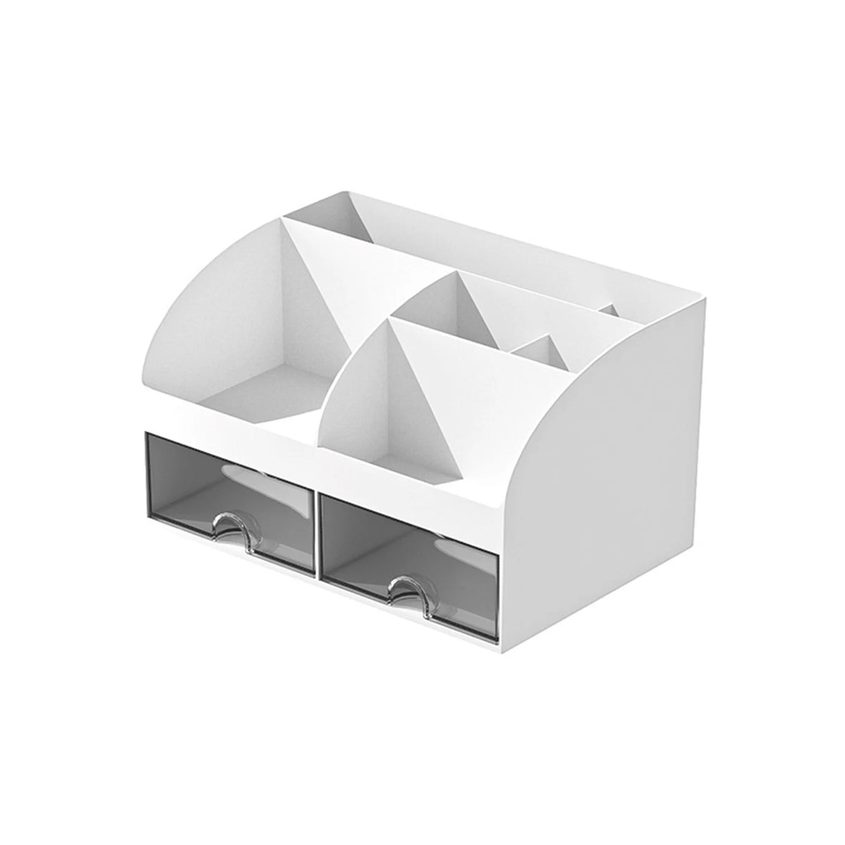 Clear Multi-Layer Pen Holder – Desk Stationery & Pencil Storage Organizer