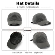 Custom Embroidered Baseball Cap – Unisex Cotton DIY Letter Design