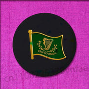Ireland Flag Irish Harp Erin Go Bragh Badge For 32mm 25mm 44mm 75mm 58mm Round Pin Brooch Insignia Cover Decoration