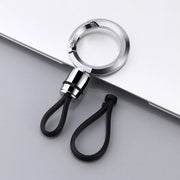 Dog Hair Collector Leather Keychain – Pet Fur Storage Memorial Charm