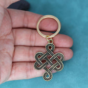 Witchcraft Celtic Knot Eternity Pendant Keychain – Norse Viking Amulet Gift