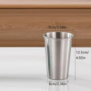 Stainless Steel Pen Holder Desk Organizer – Brush & Makeup Storage Cup