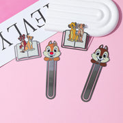 Chip, Dale & Simba Cartoon Metal Bookmark – Disney Fan Reading Accessory