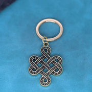 Witchcraft Celtic Knot Eternity Pendant Keychain – Norse Viking Amulet Gift