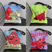 Clifford the Dog Canvas Tote Bag – Double-Sided Print Shoulder Bag