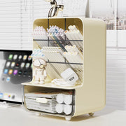 Clear Multi-Layer Pen Holder – Desk Stationery & Pencil Storage Organizer