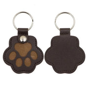 Pet Hair Memorial Keychain – PU Leather Locket for Cat & Dog Fur