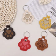 Pet Hair Memorial Keychain – PU Leather Locket for Cat & Dog Fur