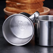 Stainless Steel Cup Portable Coffee Cup Camping Travel Mug Metal Coffee Mug Water Drinking Cup Milk Tea Cup Tumbler Water Mug