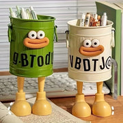 Cartoon Pen Holder Set – Desktop Organizer Bucket for Home & Study