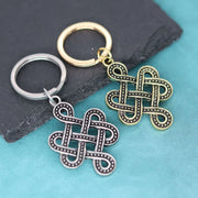 Witchcraft Celtic Knot Eternity Pendant Keychain – Norse Viking Amulet Gift
