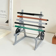 Barbell Pen Holder – Fitness Themed Desk Organizer Gift for Gym Lovers