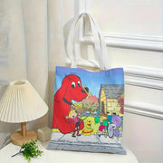 Clifford the Dog Canvas Tote Bag – Double-Sided Print Shoulder Bag