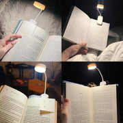 USB Rechargeable Reading Light – 3 Colour Modes Eye Protection LED Book Light