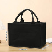 Large Canvas Tote Bag – Thickened Handheld Shopping Bag for Men & Women