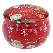 Christmas Scented Soy Wax Candle in Tin – Portable Travel Gift Box
