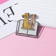 Chip, Dale & Simba Cartoon Metal Bookmark – Disney Fan Reading Accessory