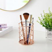 Rose Gold Metal Wire Pencil Cup – Nordic Hollow Desk Organizer