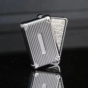 Mini Luggage Alloy Magnetic Push Slider Smooth Haptic Click EDC Pocket Fidget Toy Stress Relief Anti-Anxiety Desktop Relax Adult