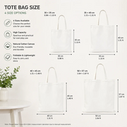 Canvas Tote Bag – Large Capacity Shoulder Bag for Work & Daily Use
