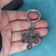 Witchcraft Celtic Knot Eternity Pendant Keychain – Norse Viking Amulet Gift