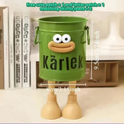Cartoon Pen Holder Set – Desktop Organizer Bucket for Home & Study