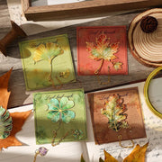 Vintage Leaf Metal Bookmark with Pendant – Gift for Book Lovers