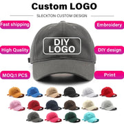 Custom Embroidered Baseball Cap – Unisex Cotton DIY Letter Design