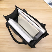 Large Canvas Tote Bag – Thickened Handheld Shopping Bag for Men & Women
